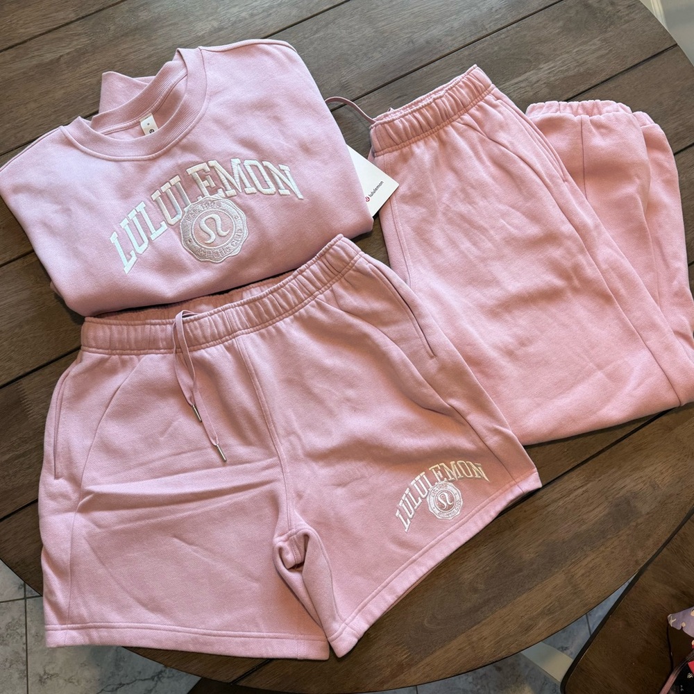 Lululemon Perfectly Oversized Crew & Sweats & Shorts Lot!